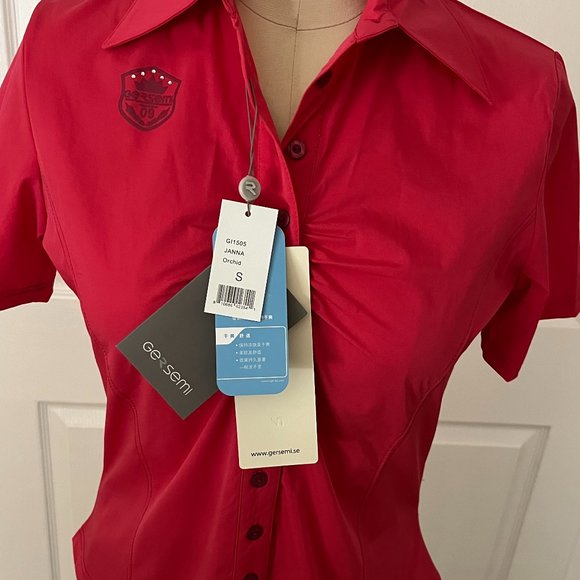 Gersemi Ladies Janna Short Sleeve Button Shirt - Picture 3 of 4